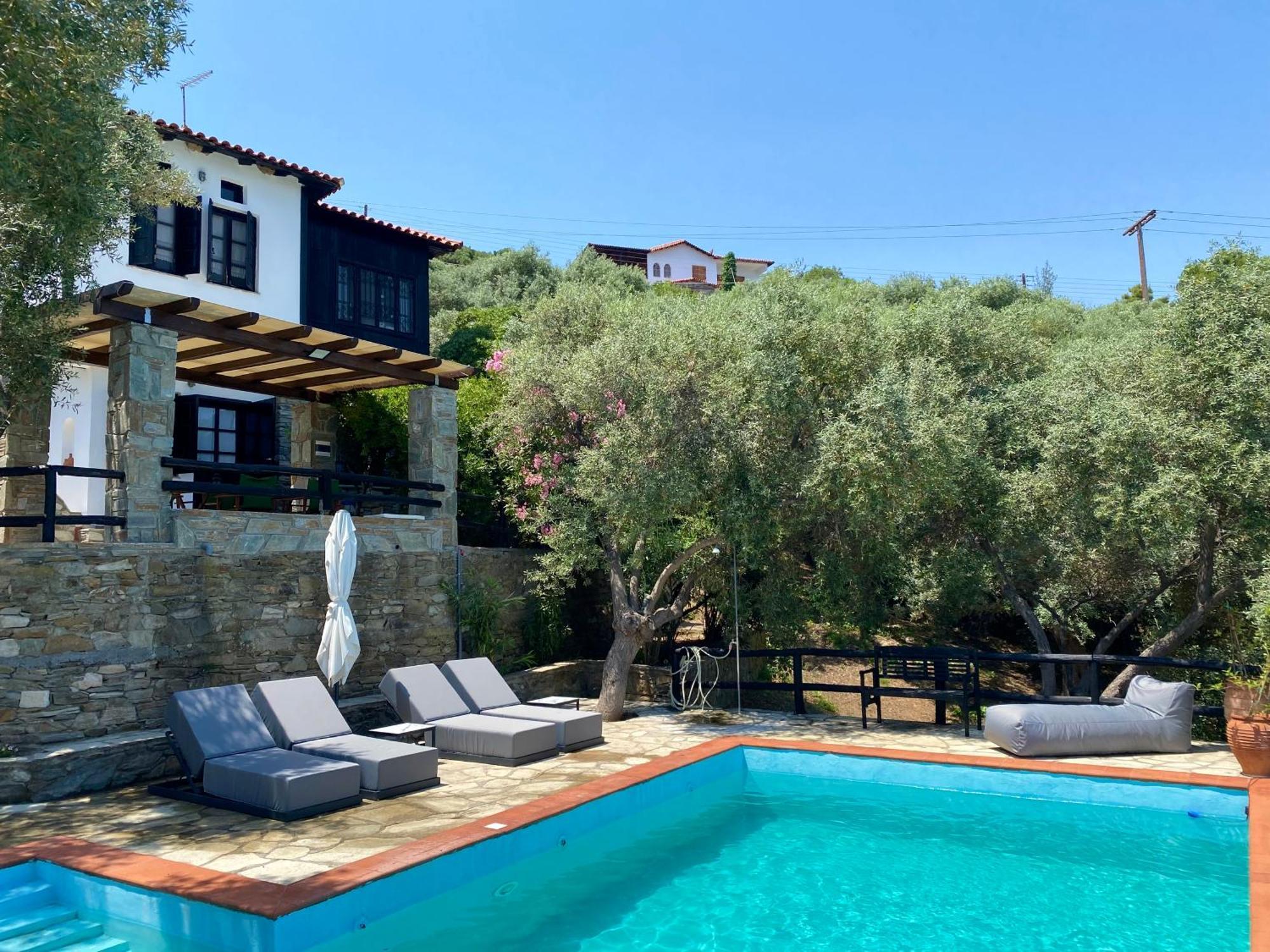 Villa Valia: Traditional Luxurious Residence Pyrgadikia Exteriör bild